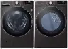 .LG-BST-4000-GAS--PR LG Gas Front Load Laundry Pair - Black Stainless Steel