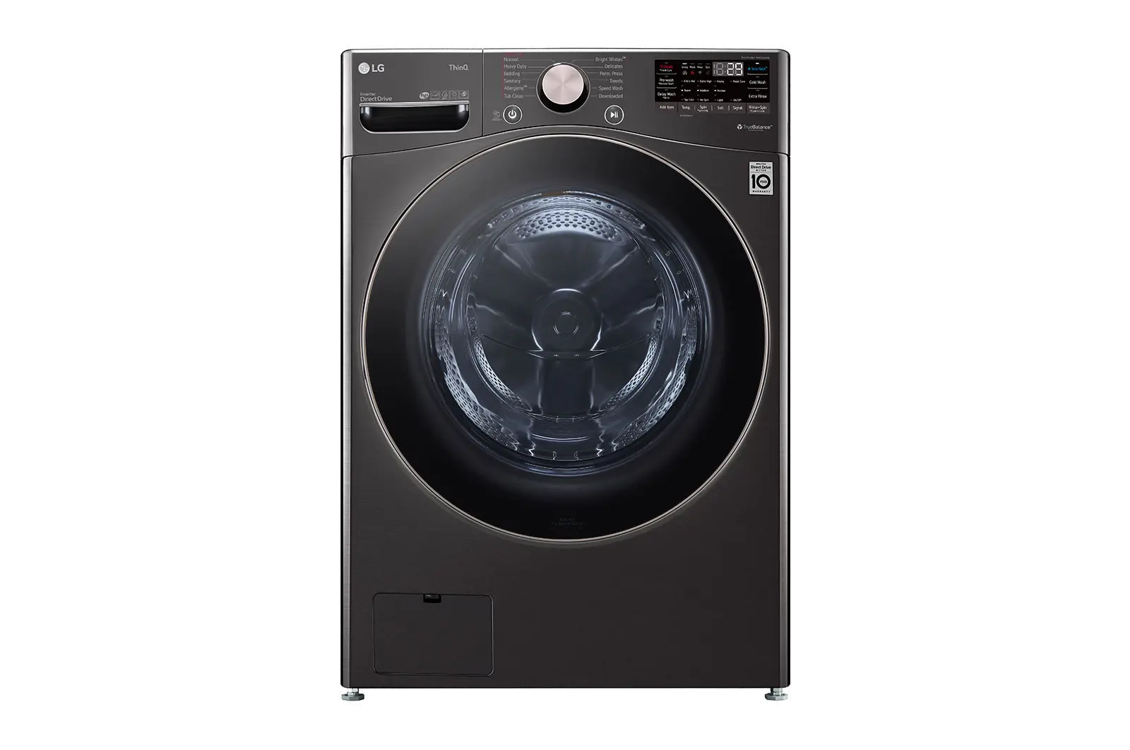 .LG-BST-4000-GAS--PR LG Gas Front Load Laundry Pair - Black Stainless Steel-3