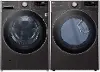 .LG-BST-4000-GAS--PR LG Washer and Gas Dryer Black Stainless Steel - 4000