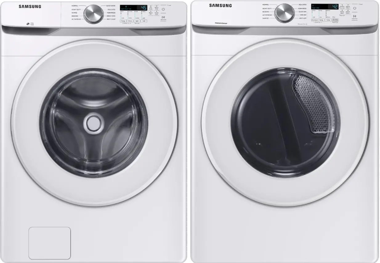 .SUG-W/W-6000-ELE-PR Samsung Electric Front Load Laundry Pair - 6000W-1
