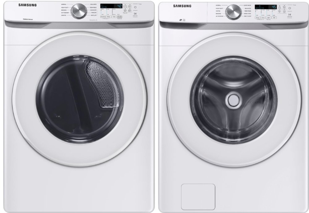 Samsung White Gas Laundry Pair - 6000W