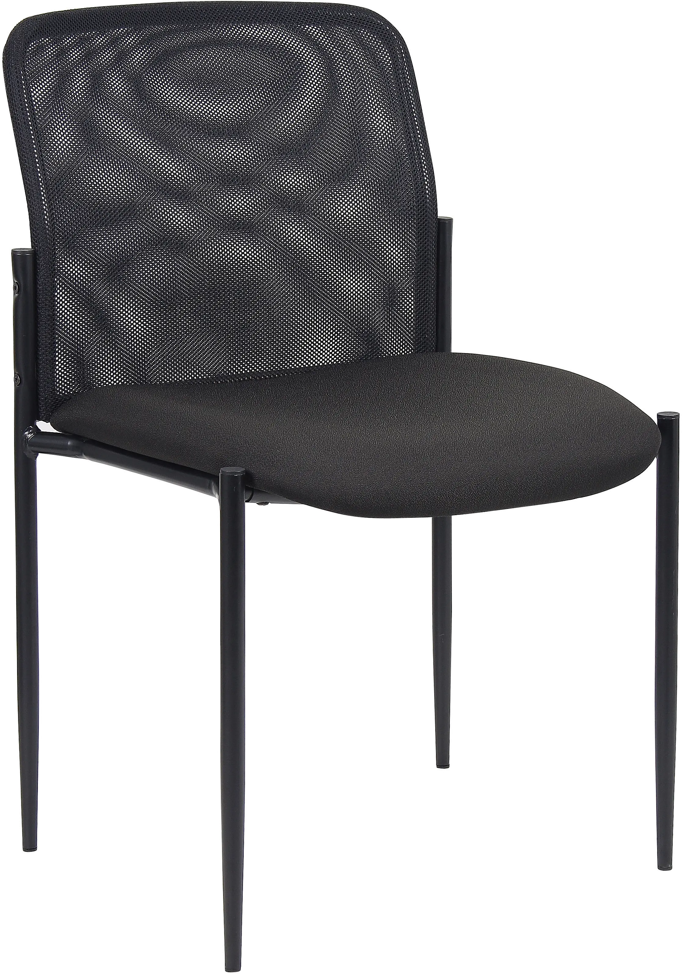 Boss Black Mesh Guest Office Chair-1