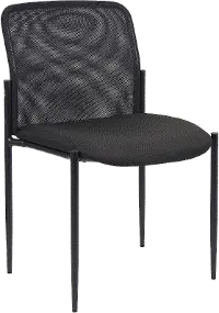 Boss Black Mesh Guest Office Chair