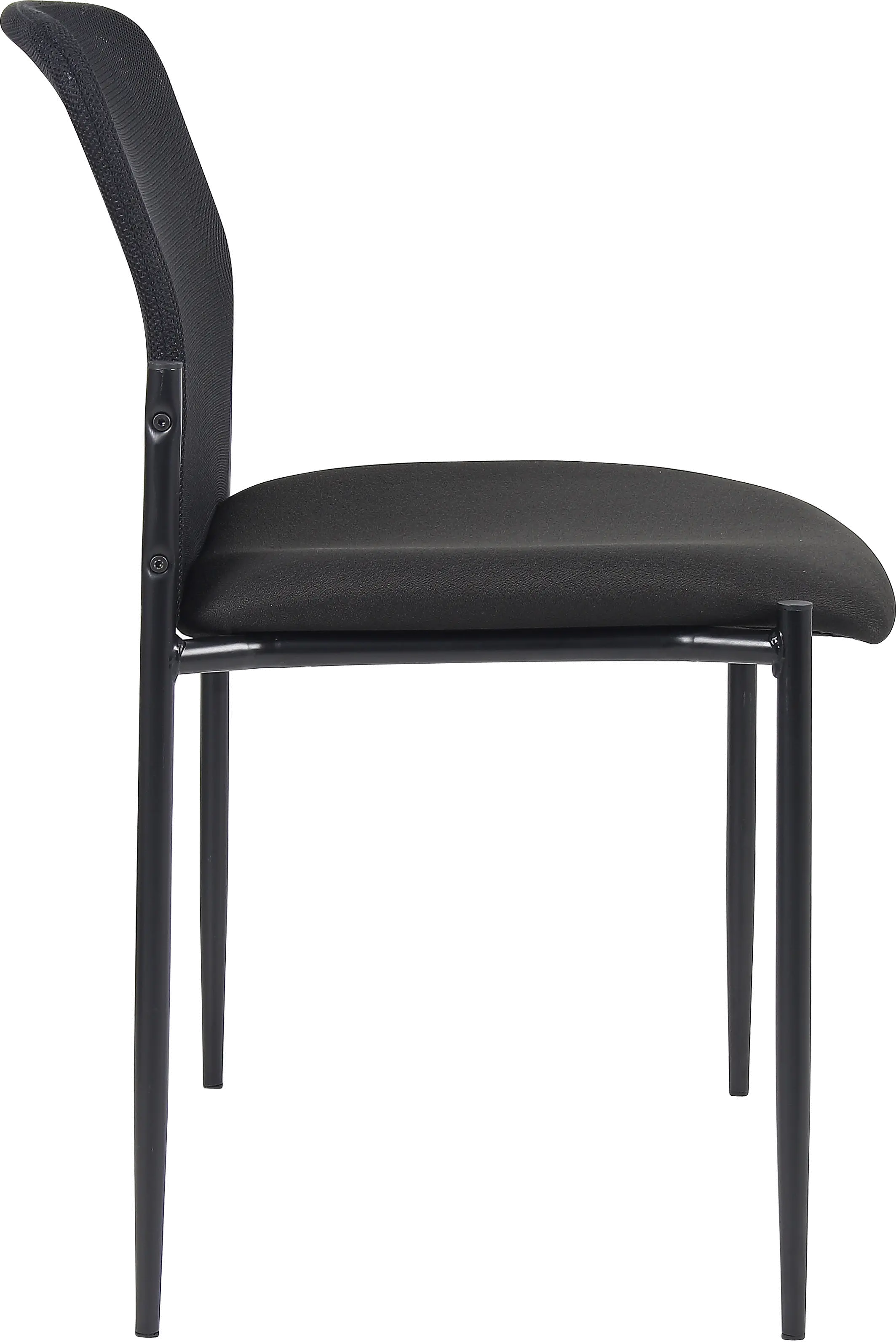 Boss Black Mesh Guest Office Chair-4