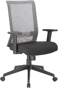 Boss Gray And Black Task Office Chair