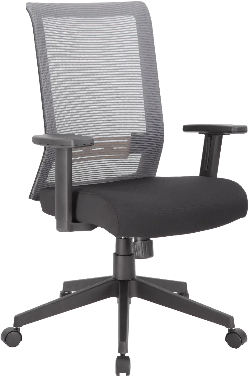 Boss Gray And Black Task Office Chair