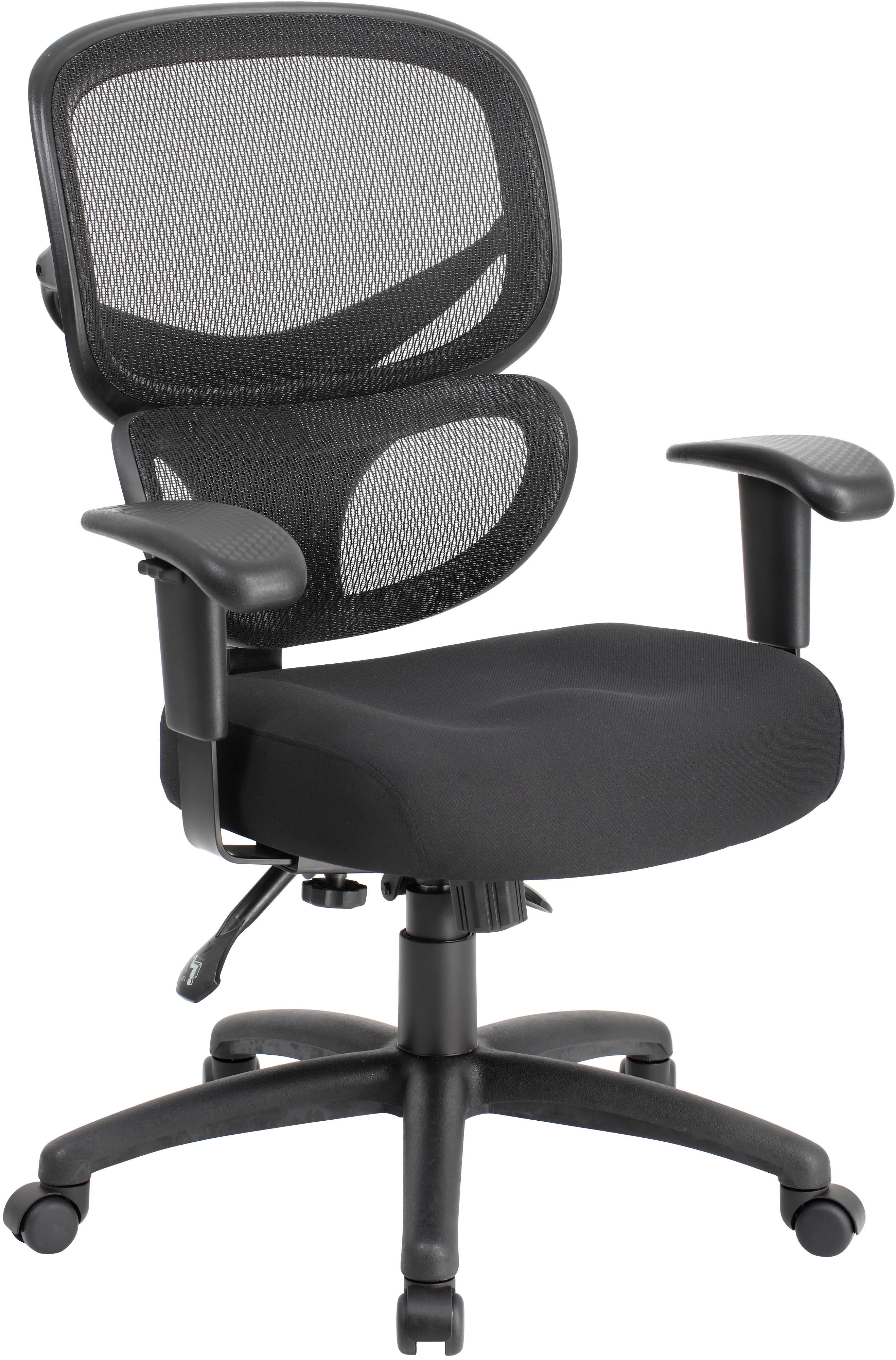 Boss Black Mesh Multi-Function Office Chair-1