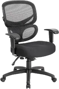 Boss Black Mesh Multi-Function Office Chair