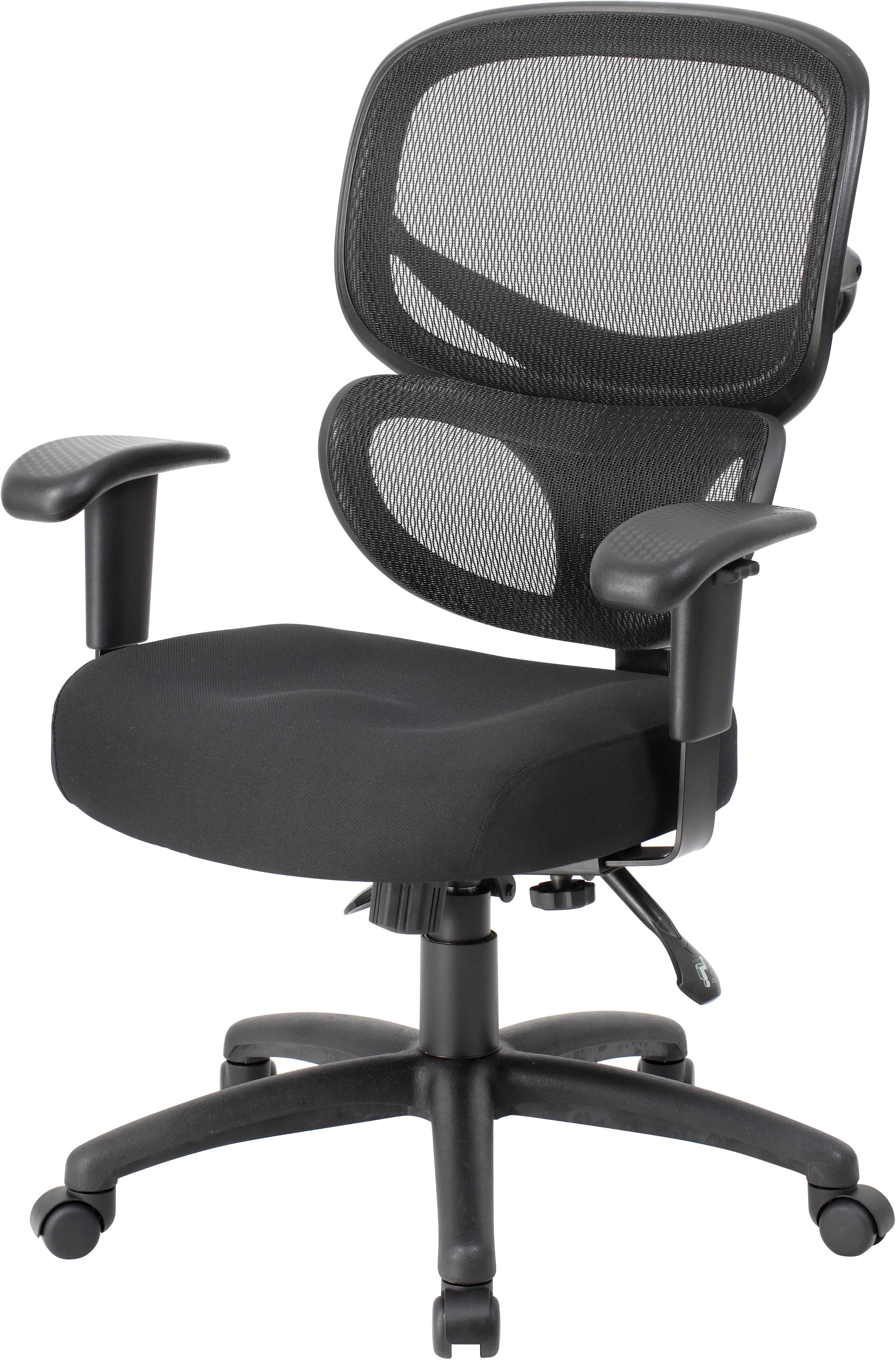 Boss Black Mesh Multi-Function Office Chair-4