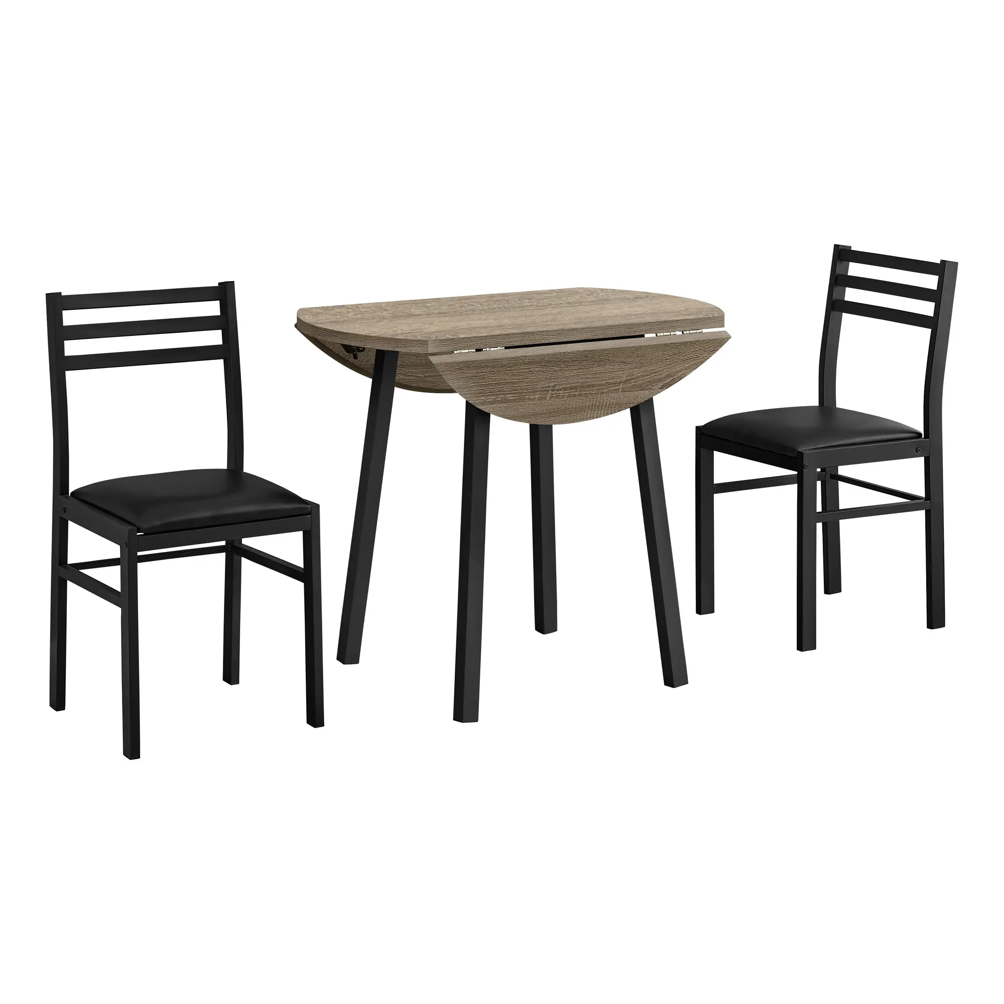 Hadley Taupe 3 Piece Dining Set-2