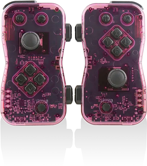 SWI/DUALIES_PUR/WHT Nintendo Switch Nyko Dualies Motion Controller - Purple/White-3