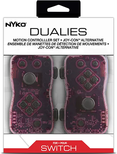 SWI/DUALIES_PUR/WHT Nintendo Switch Nyko Dualies Motion Controller - Purple/White-6