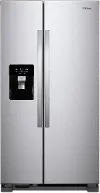 WRS325SDHZ-PROJECT Whirlpool 24.55 cu ft Side by Side Refrigerator - Stainless Steel