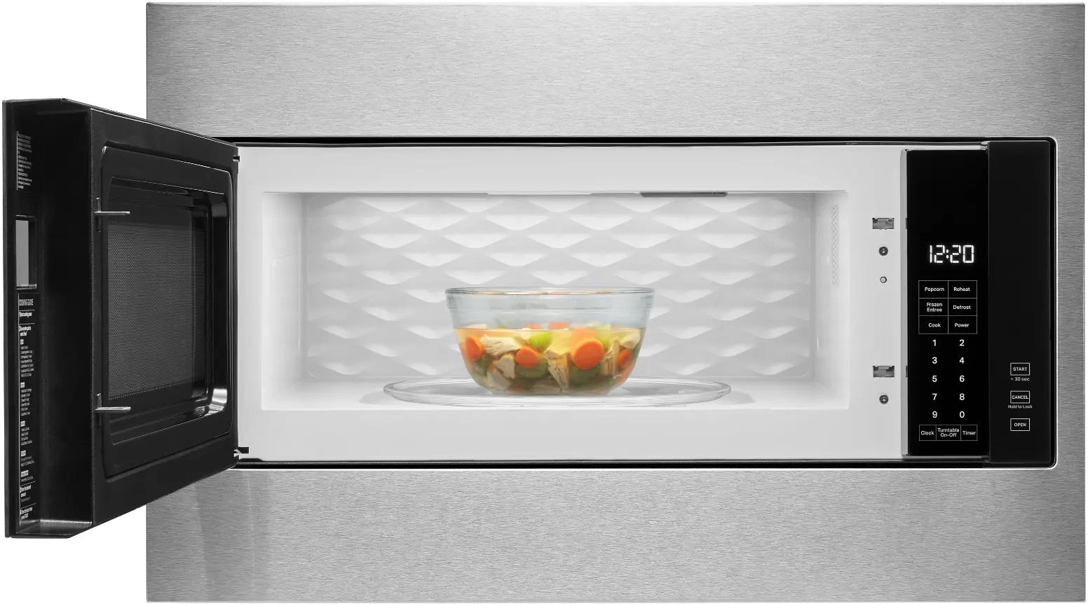 WMT55511KS Whirlpool 1.1 Cu Ft Built-in Microwave - Stainless Steel-6