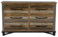 Loft Rustic Pine Dresser