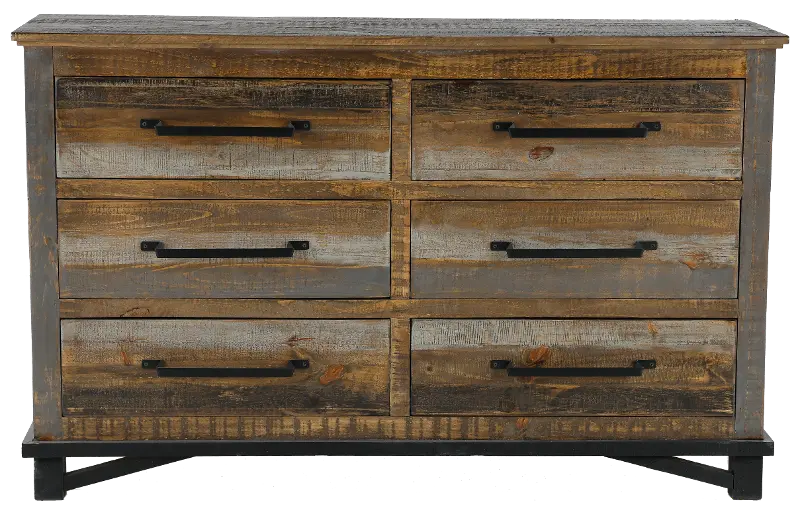 Loft Rustic Pine Dresser