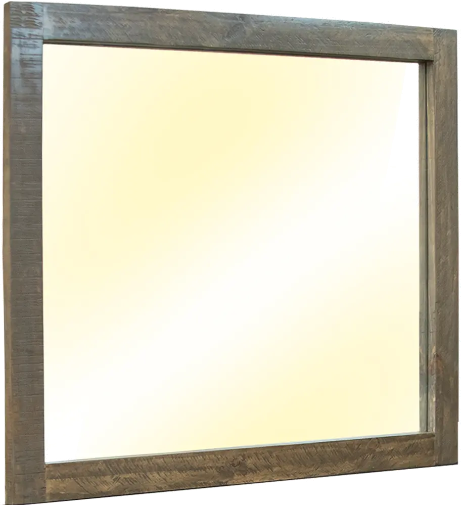 Loft Rustic Pine Mirror-1