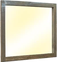 Loft Rustic Pine Mirror