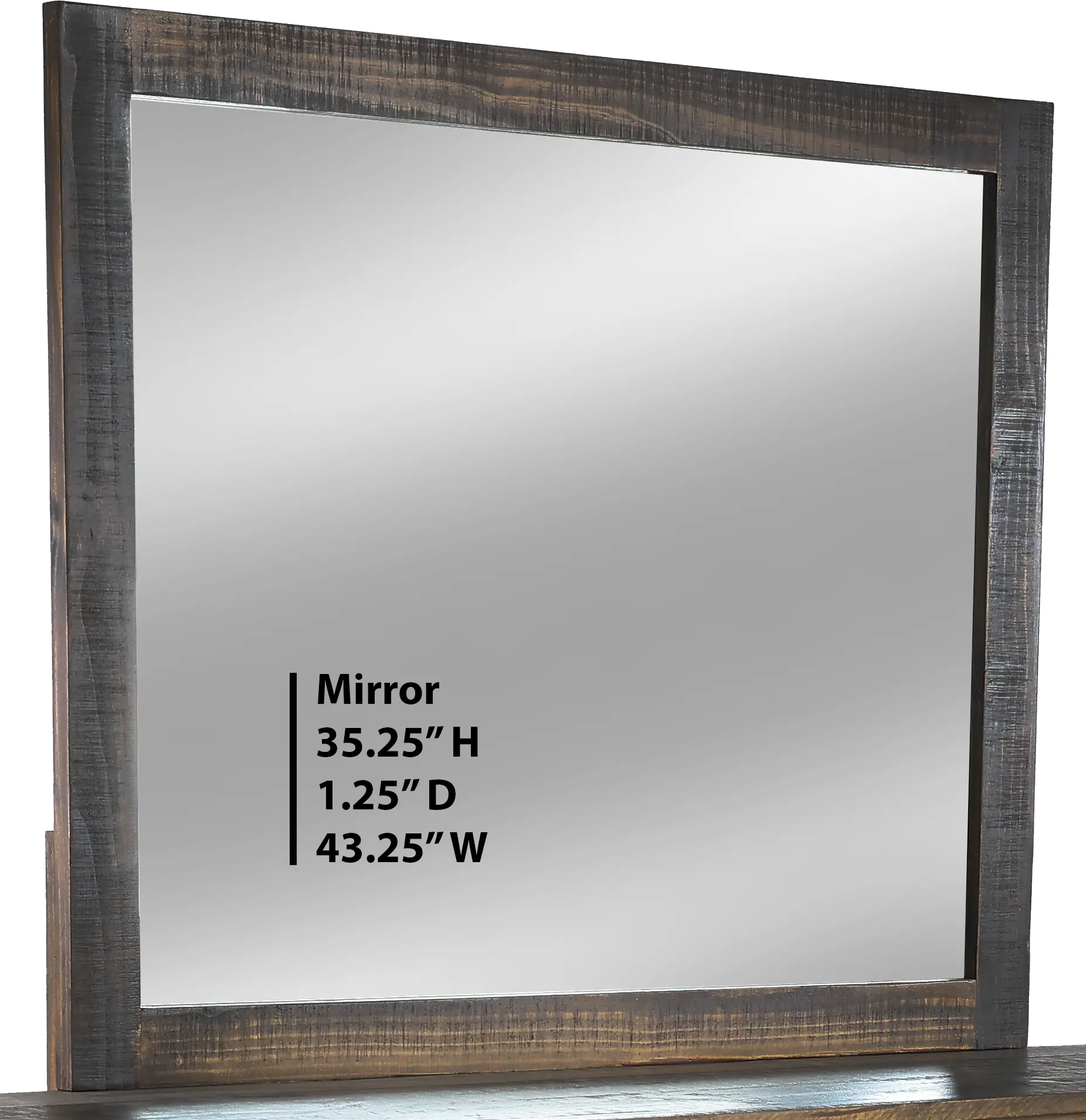 Loft Rustic Pine Mirror-3