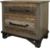 Loft Rustic Pine Nightstand