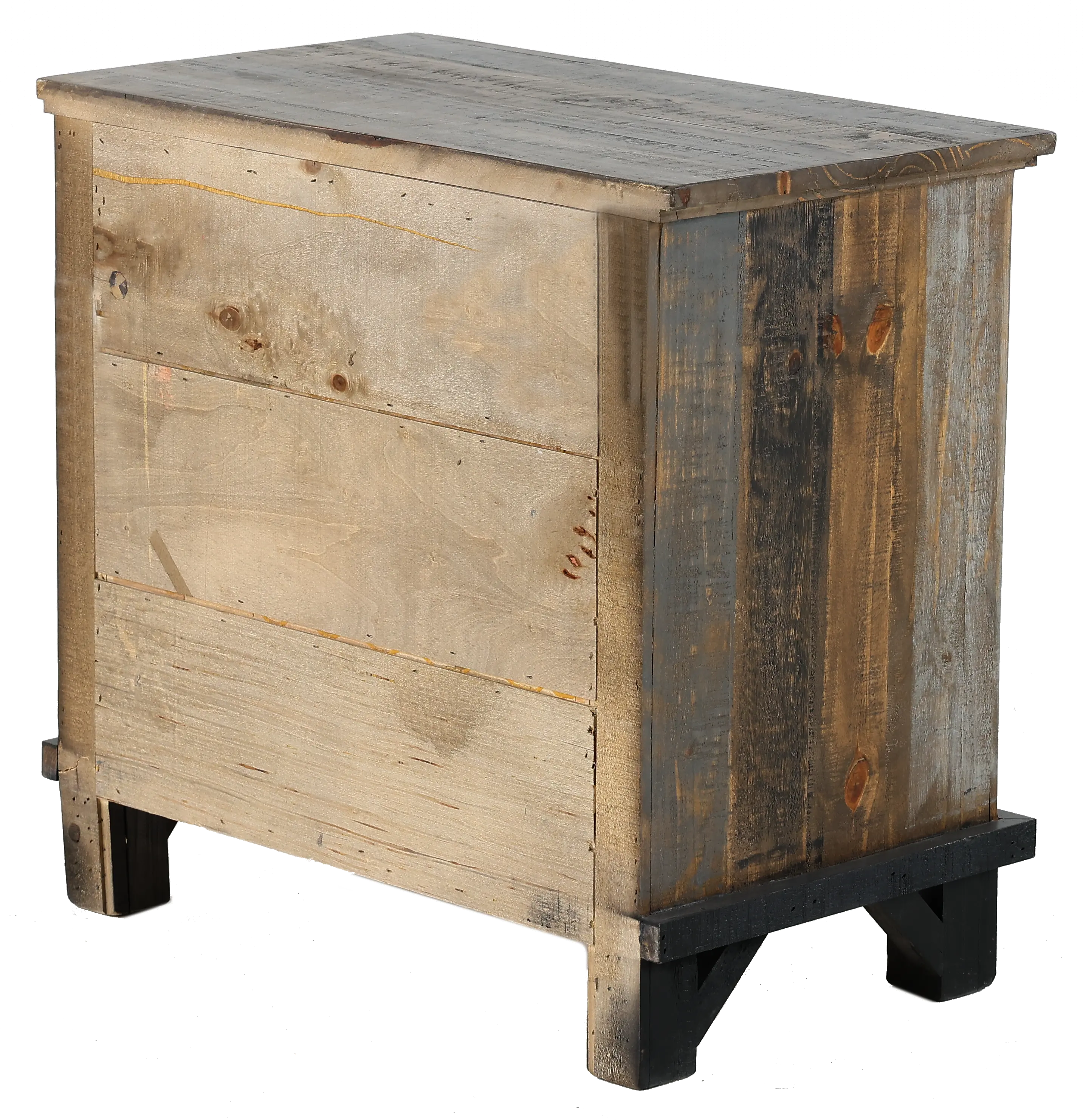 Loft Rustic Pine Nightstand-8