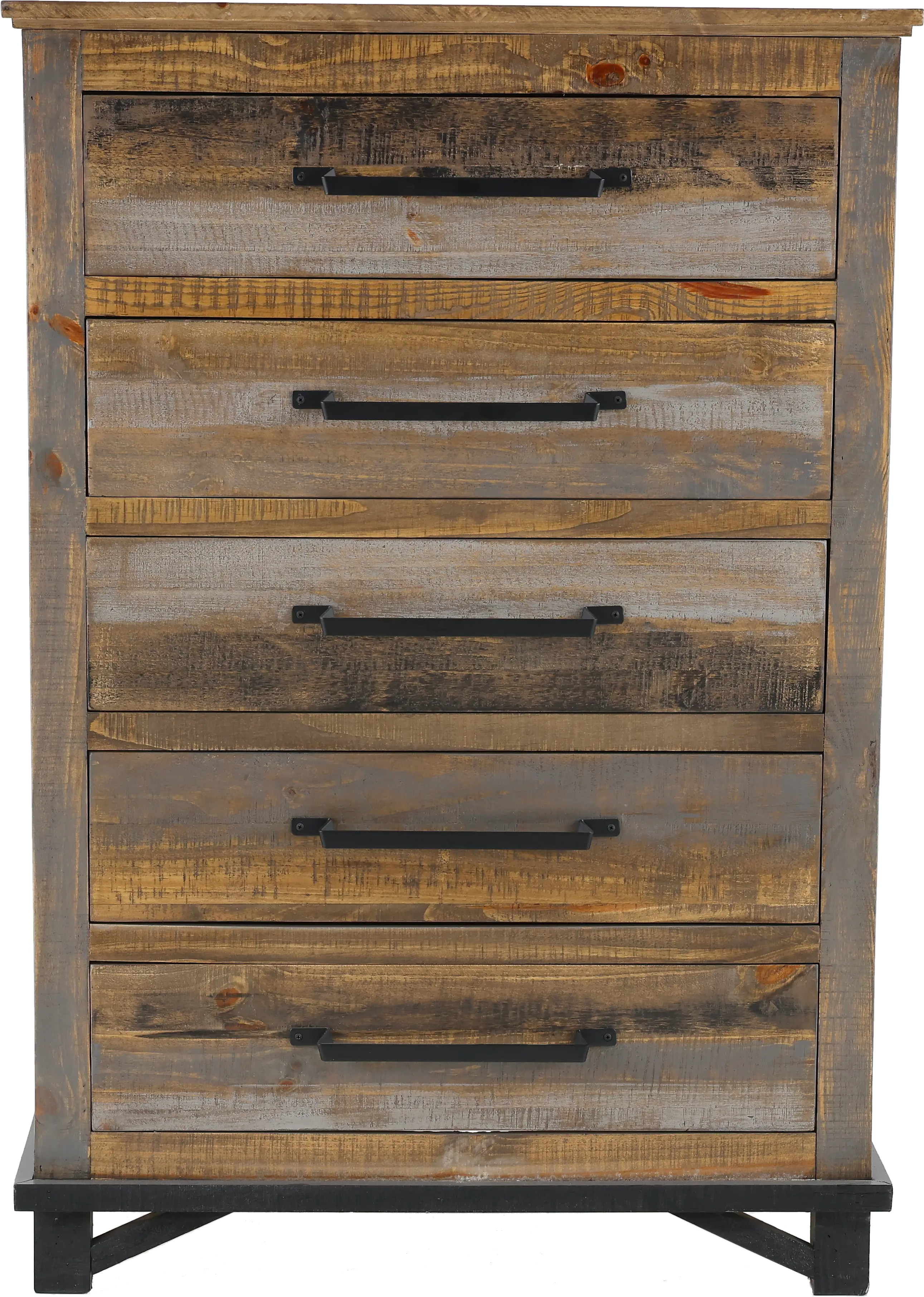 Loft Rustic Pine Chest of Drawers-1