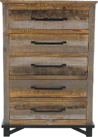 Loft Rustic Pine Chest of Drawers