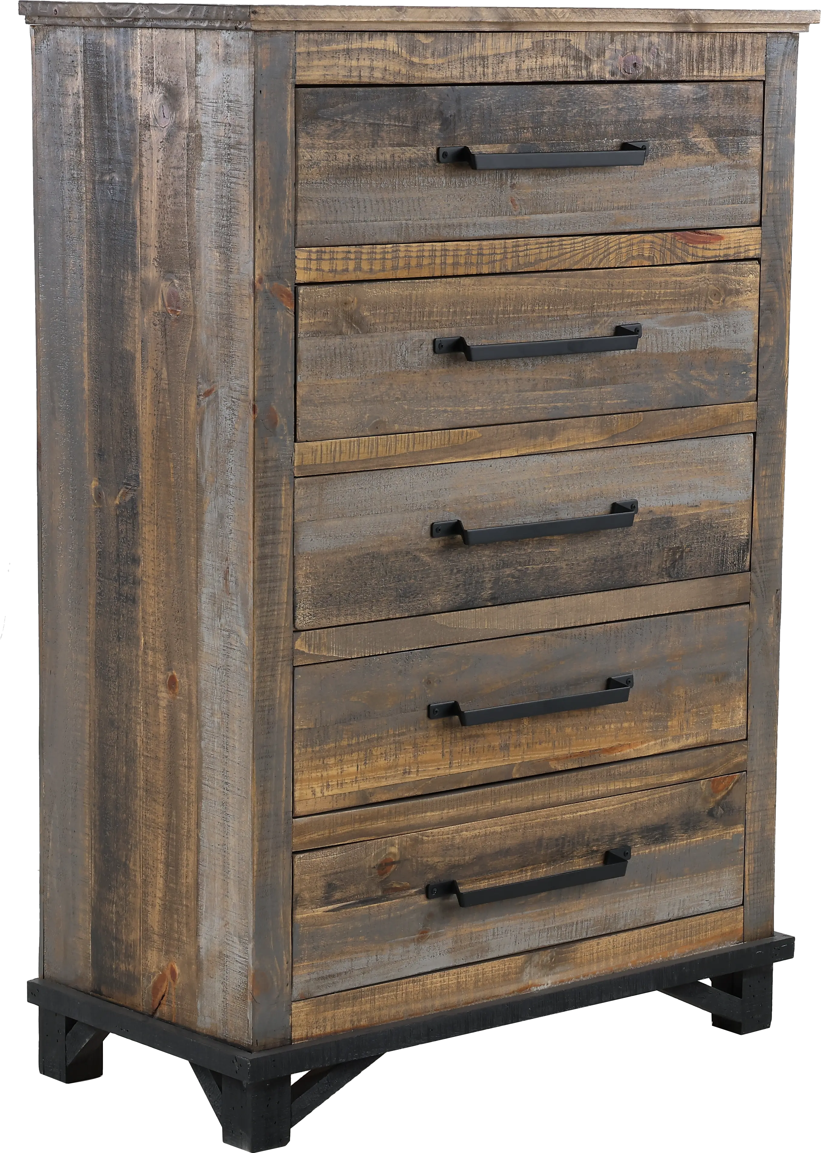 Loft Rustic Pine Chest of Drawers-4