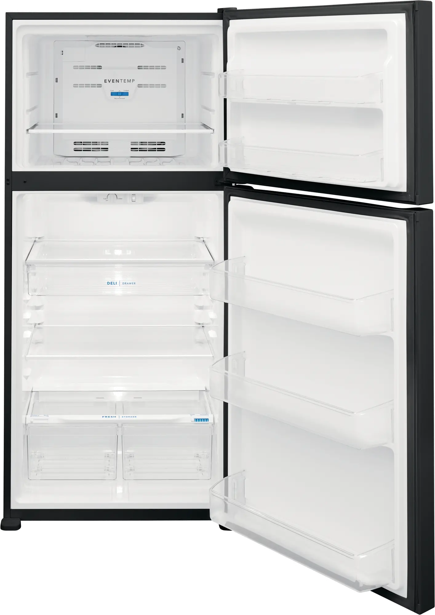 FFTR2045VB Frigidaire 20.0 cu ft Top Freezer Refrigerator - 30 W Black-3