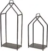 Iron 45 Inch Firewood Rack - Birch