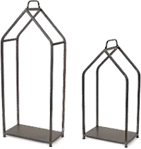 Iron 31 Inch Firewood Rack - Birch