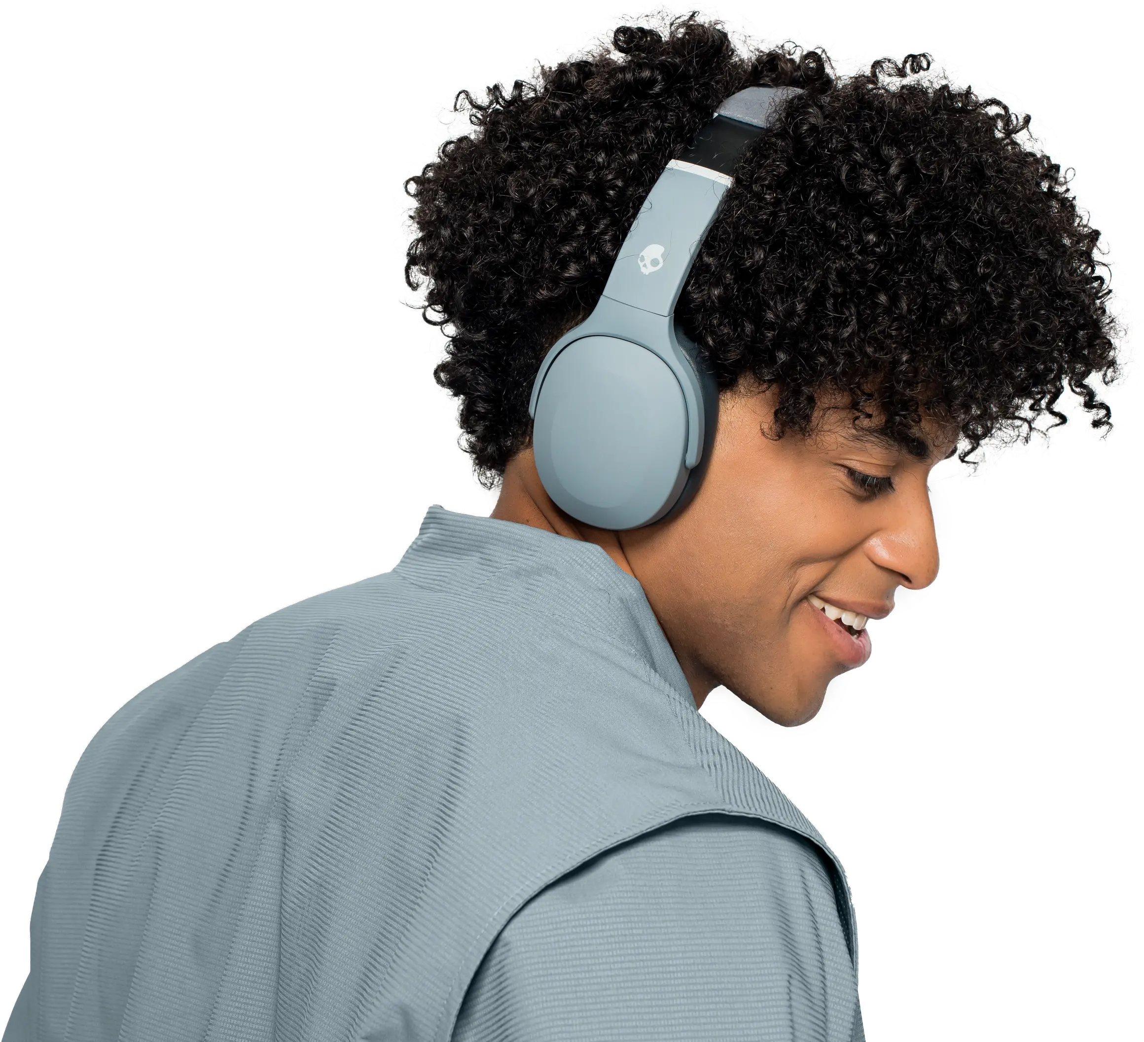S6EVW-N744,CR,EV,GRY Skullcandy Crusher Evo Sensory Bass Wireless Headphones - Chill Gray-8