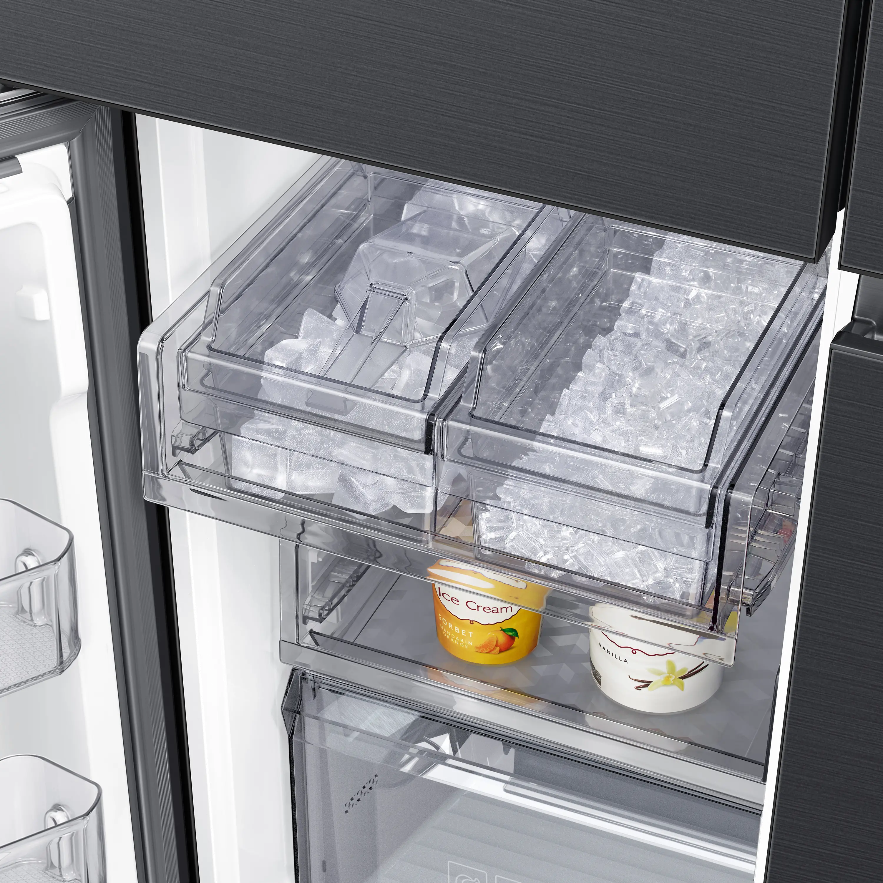 RF23A9675MT Samsung Bespoke 22.8 cu ft Smart 4 Door Flex Refrigerator - Matte Black-5