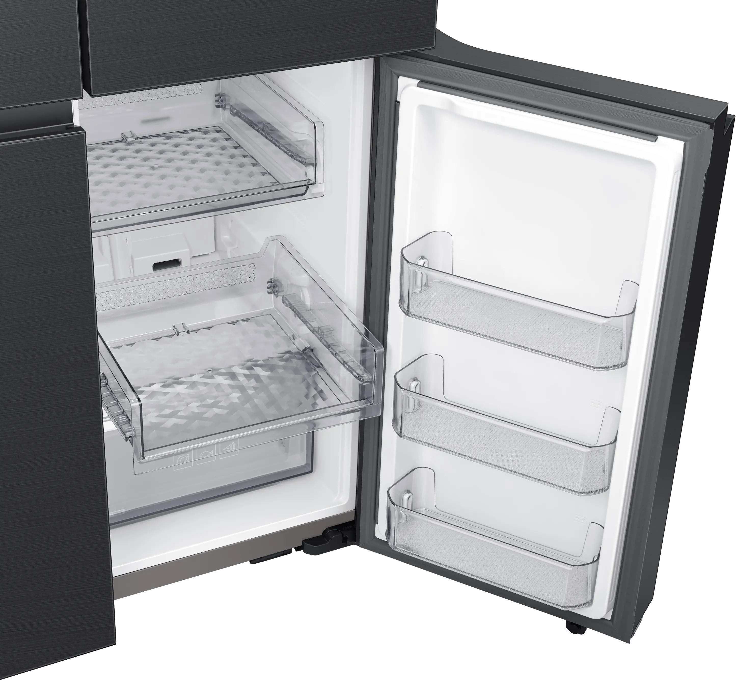 RF23A9675MT Samsung Bespoke 22.8 cu ft Smart 4 Door Flex Refrigerator - Matte Black-6