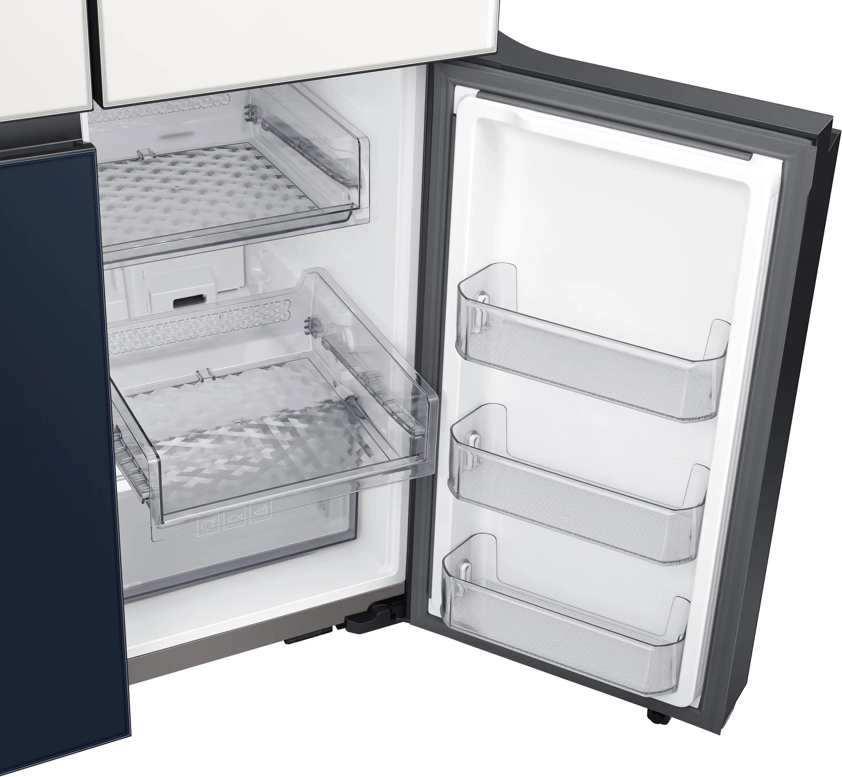 RF23A9675AP Samsung Bespoke 22.8 cu ft Smart 4 Door Flex Refrigerator - Counter Depth Panel Ready-13