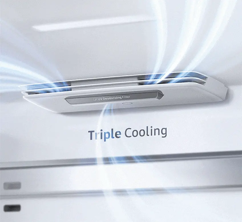 RF23A9675AP Samsung Bespoke 22.8 cu ft Smart 4 Door Flex Refrigerator - Counter Depth Panel Ready-16
