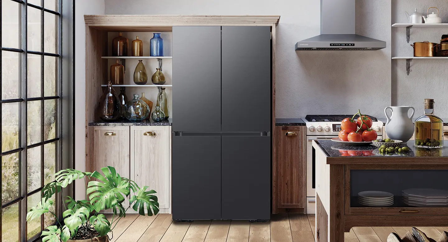 RF29A9675MT Samsung Bespoke 29 cu ft 4-Door Flex Refrigerator - Matte Black-8