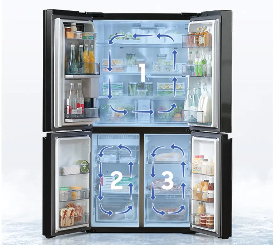 RF29A9675AP Samsung Bespoke 29 cu ft 4 Door Flex Refrigerator - Panel Ready-13