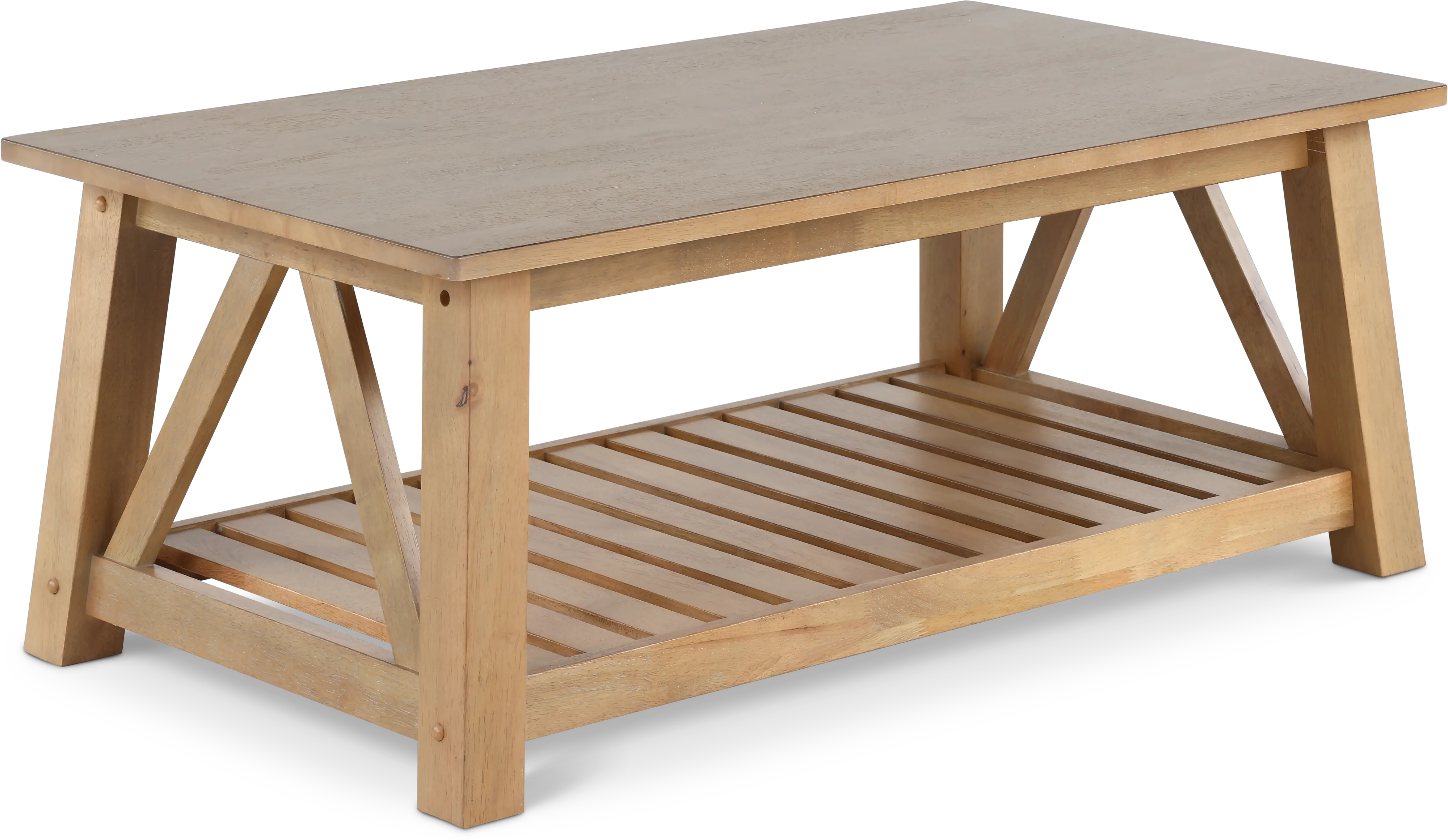 Riverside Brown Coffee Table-2