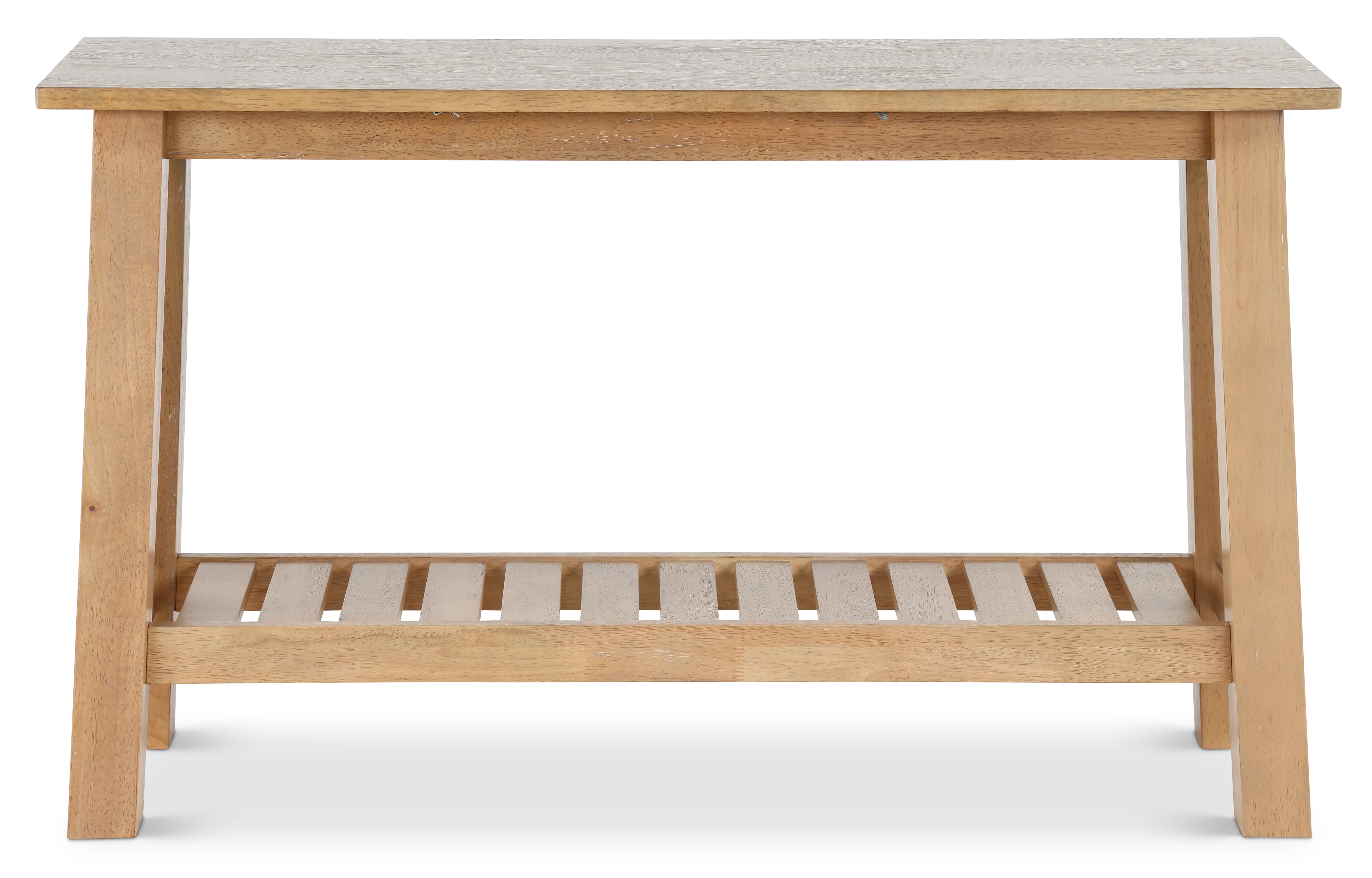 Riverside Burlap Brown Industrial Sofa Table-1