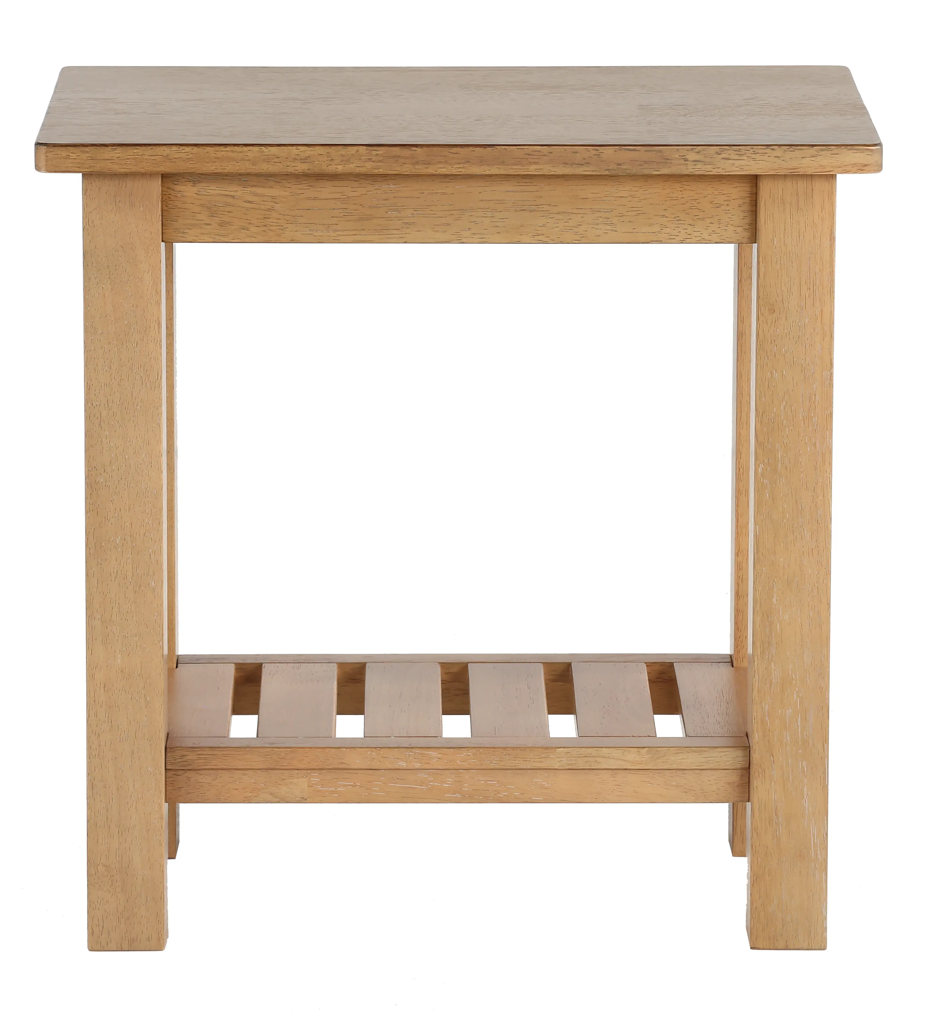 Riverside Burlap Brown Chairside Table-2