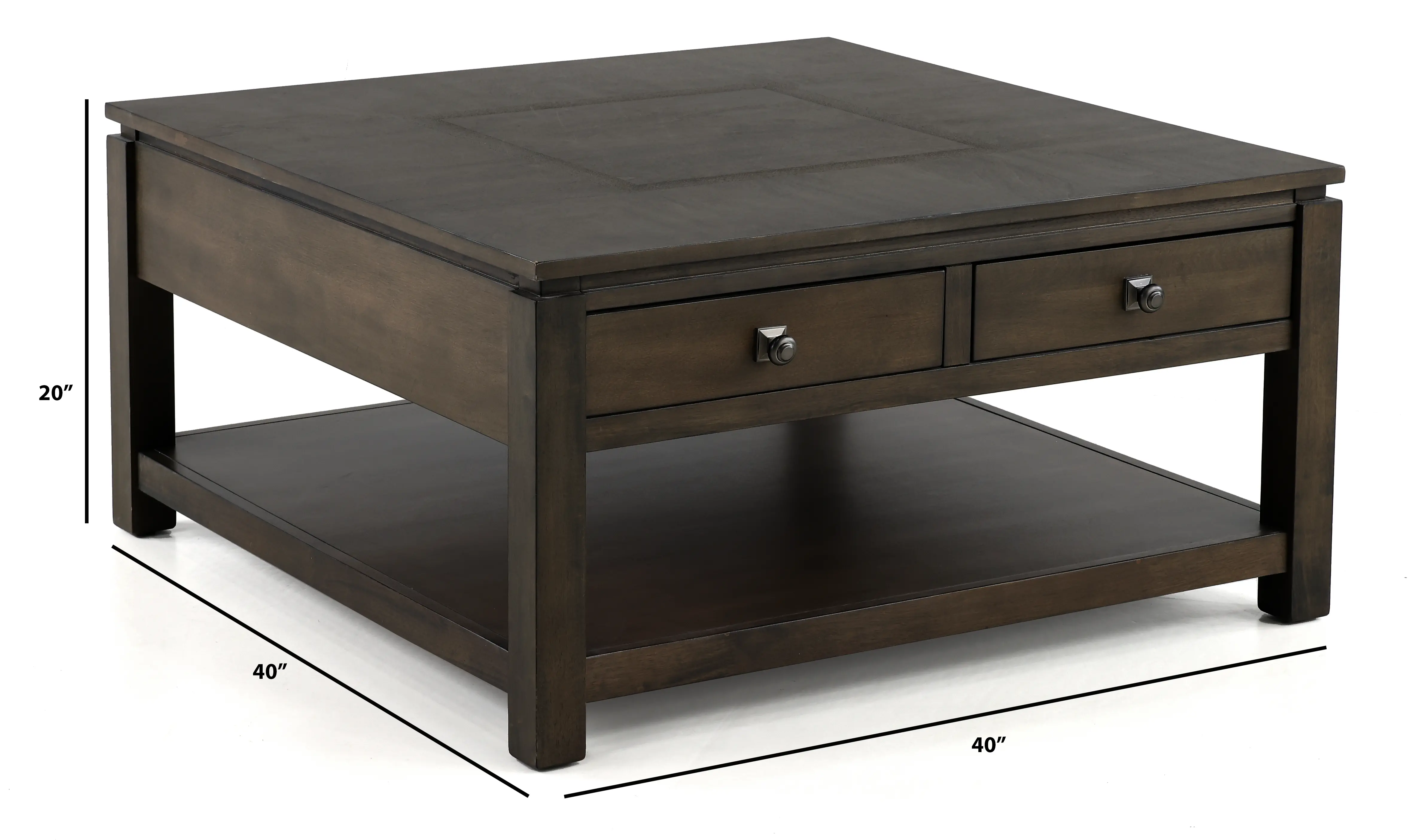 Hartford Brown Coffee Table-3