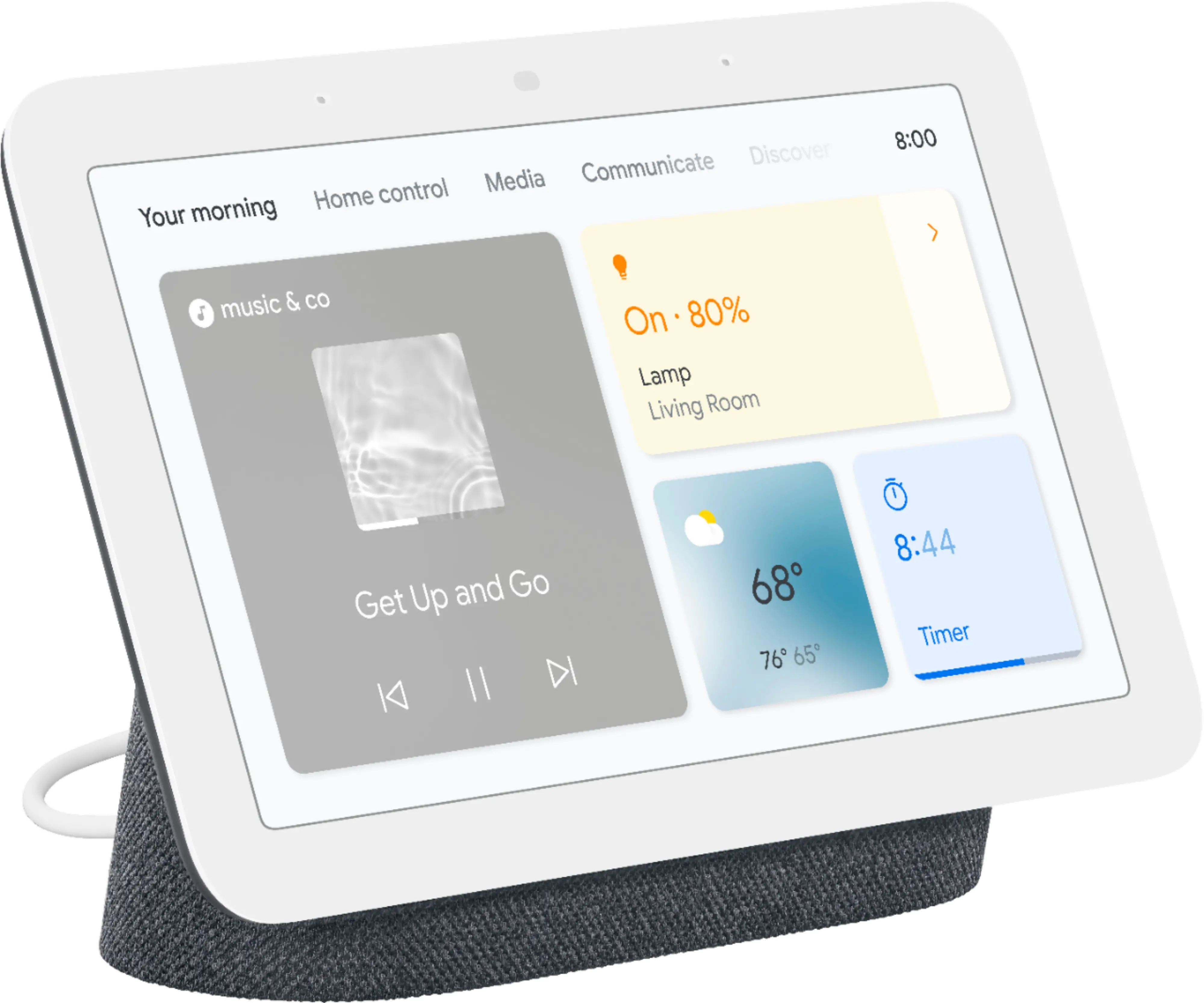 GA01892-US Google Nest Hub (2nd Gen) Smart Display - Charcoal-1