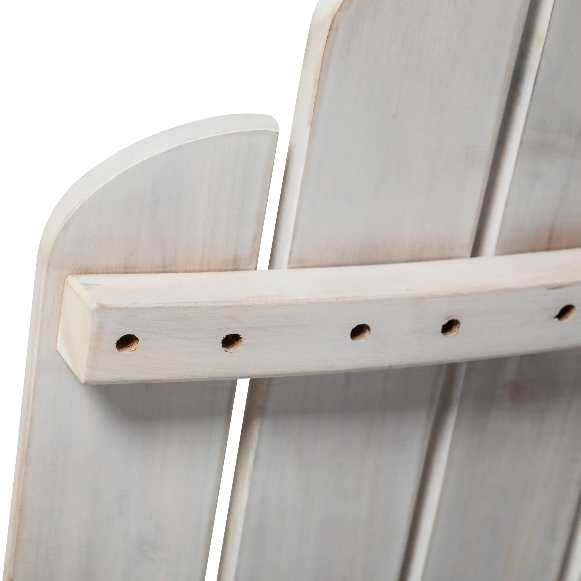 OWACKDWW White Adirondack Patio Chair with Glass Holder-5