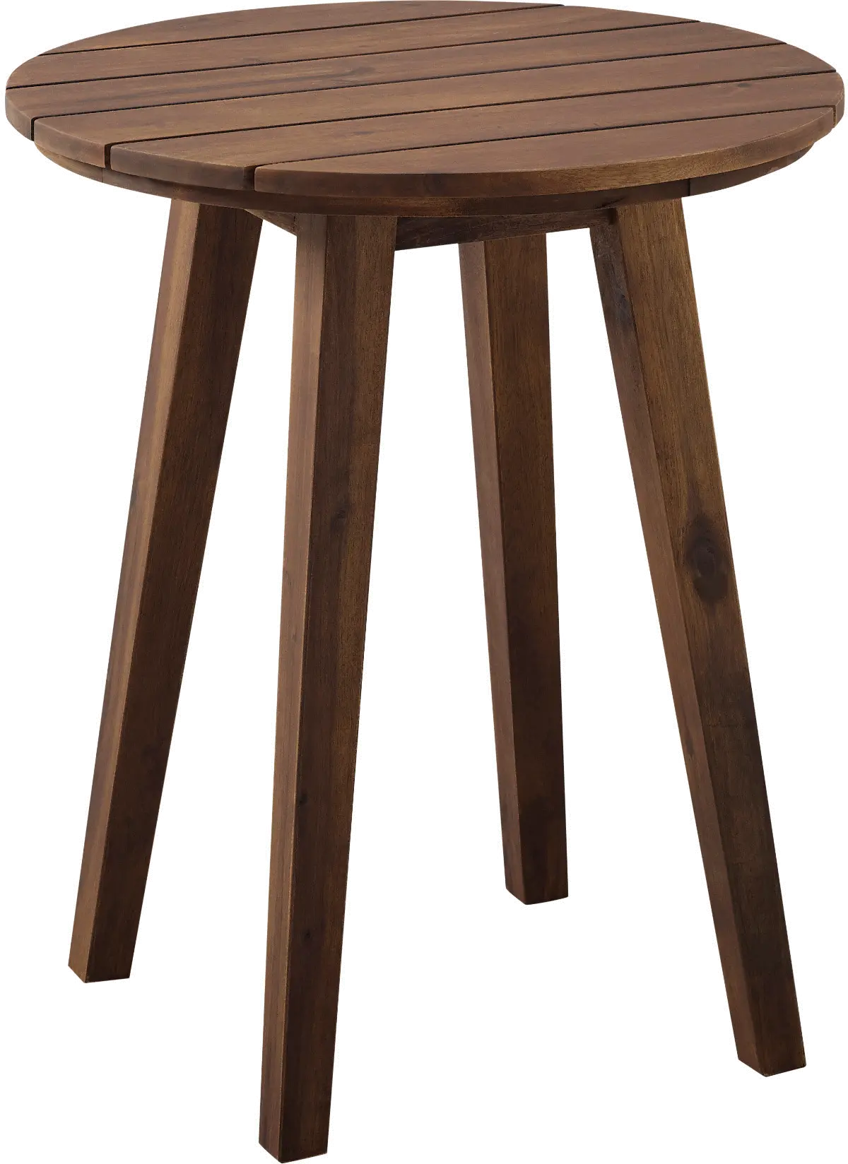 OWCLSTDB Dark Brown Round Patio Side Table - Walker Edison-4