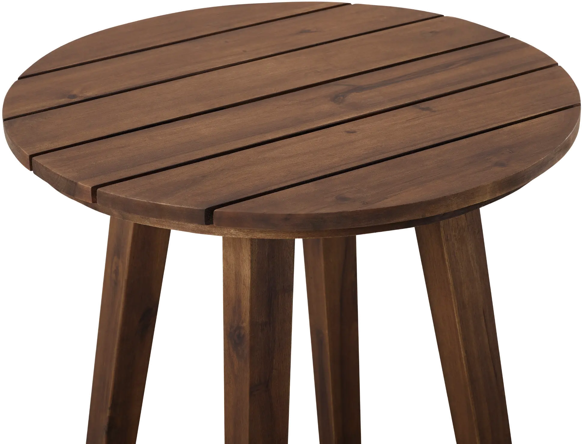 OWCLSTDB Dark Brown Round Patio Side Table - Walker Edison-5