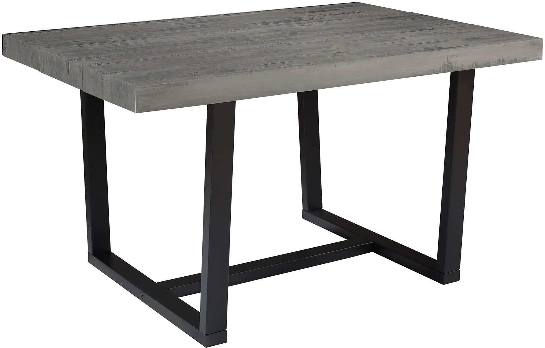 TW52DSWGY Durange Rustic Gray Dining Room Table - Walker Edison-4