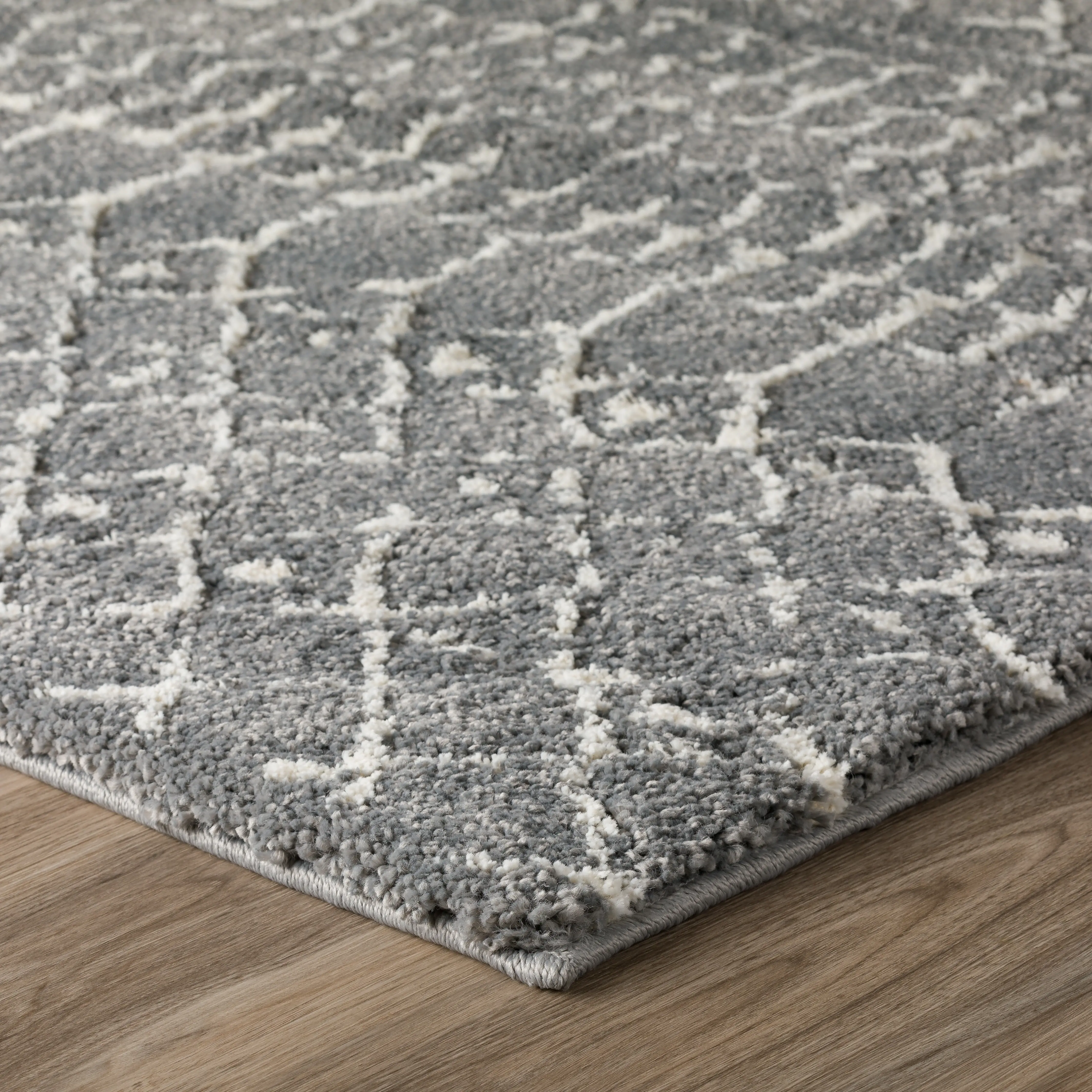 MQ2ME5X7-METAL Marquee 5 x 8 Metal Gray Shag Rug-6