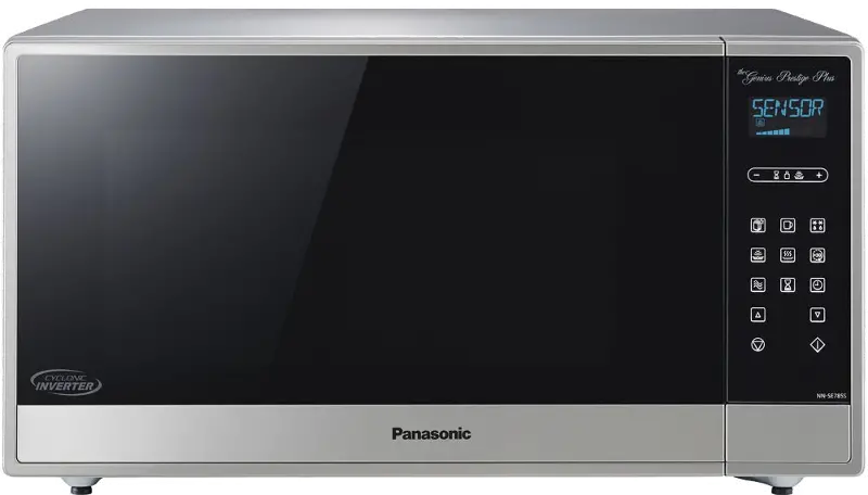 Panasonic Countertop Cyclone Wave Microwave Oven with Inverter Technology - 1.6 cu. ft. Stainless Steel