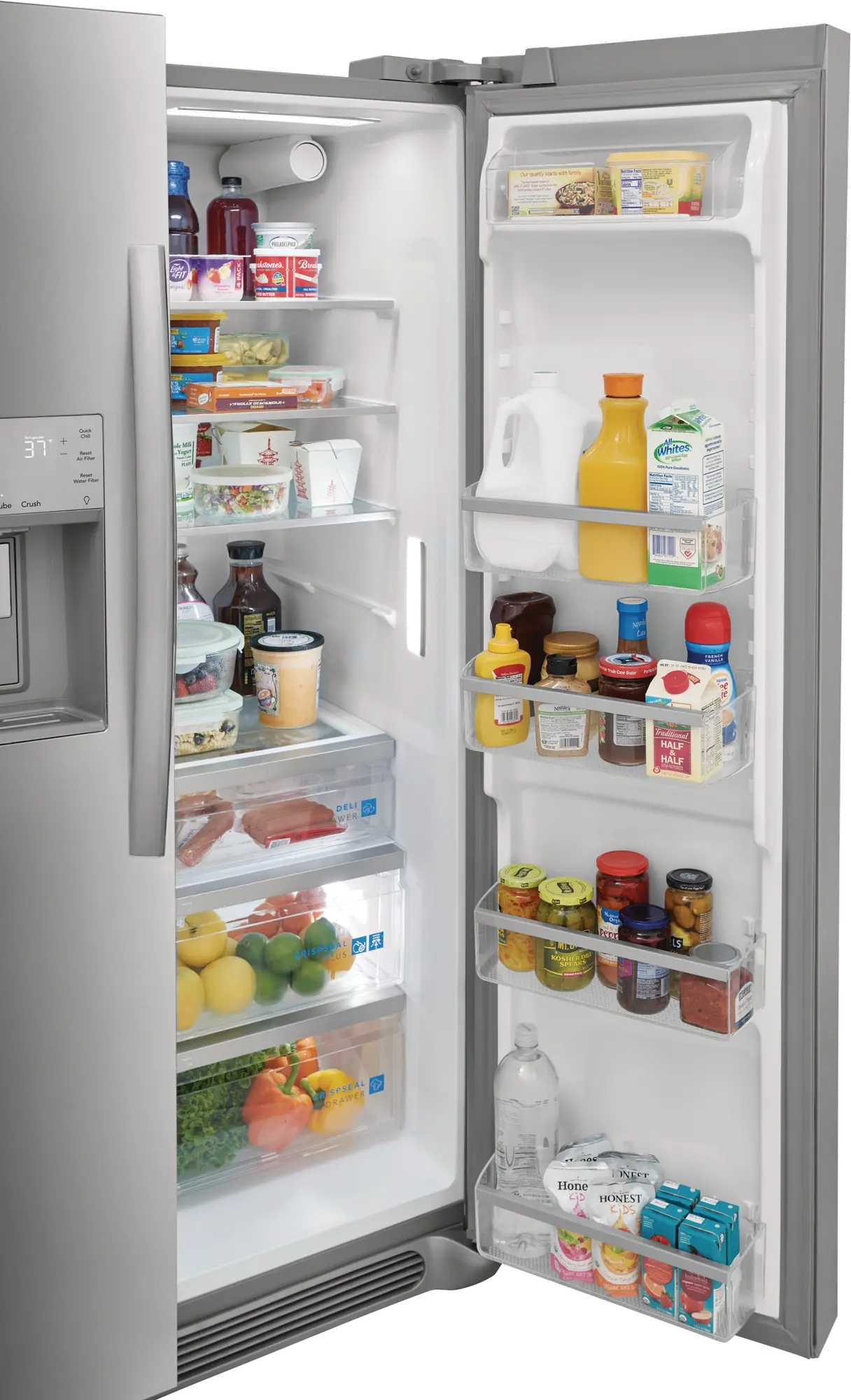 GRSS2652AF Frigidaire Gallery 25.6 cu ft  Side by Side Refrigerator - Stainless Steel-3